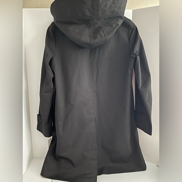 Calvin Klein Water and Wind Resistant Hooded Fully Lined A-Line Trench Coat - Picture 8 of 16